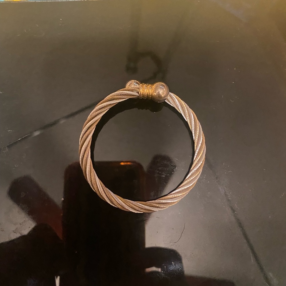 Silver & gold plated bracelet
